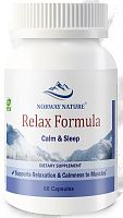 Relax Formula (Релакс формула для сна восстановление антидепрессант) 60 капсул (Norway Nature) 