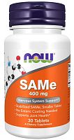 SAM-E 400 мг (S-Аденозилметионин) 30 таб (Now Foods)