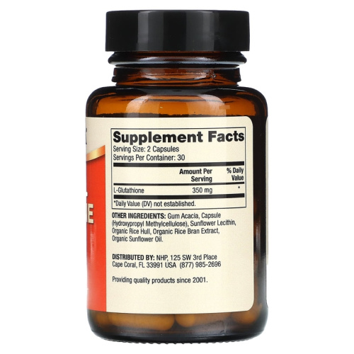 Liposomal Glutathione 350 mg (Липосомальный глутатион 350 мг) 60 капсул (Dr. Mercola) фото 3