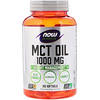 MCT Oil 1000 мг 150 мягких капсул (Now Foods)
