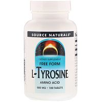 L-Tyrosine (L-тирозин) 500 мг 100 таблеток (Source Naturals)