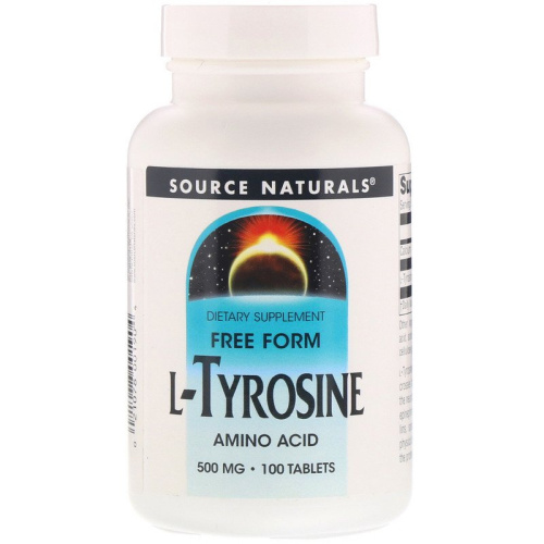 L-Tyrosine (L-тирозин) 500 мг 100 таблеток (Source Naturals)
