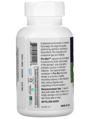 Pro-Bio 90 капсул (Enzymedica) фото 4