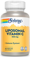 Liposomal Vitamin C 500 mg (Липосомальный Витамин С 500 мг) 100 вег капсул (Solaray)