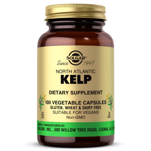North Atlantic Kelp 200 мкг 100 вегетарианских капсул (Solgar)