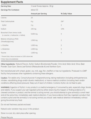 BCAA BIG 6 (Now Foods) 600 г фото 2