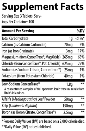Trace Minerals Tablets ConcenTrace (Таблетки с микроэлементами) 300 таблеток Trace Minerals фото 2