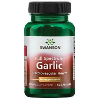 Garlic 400 mg (Чеснок 400 мг) 60 капсул (Swanson)