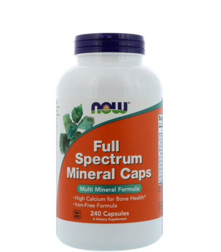 Full Spectrum Mineral Caps 240 вег капсул (Now Foods)