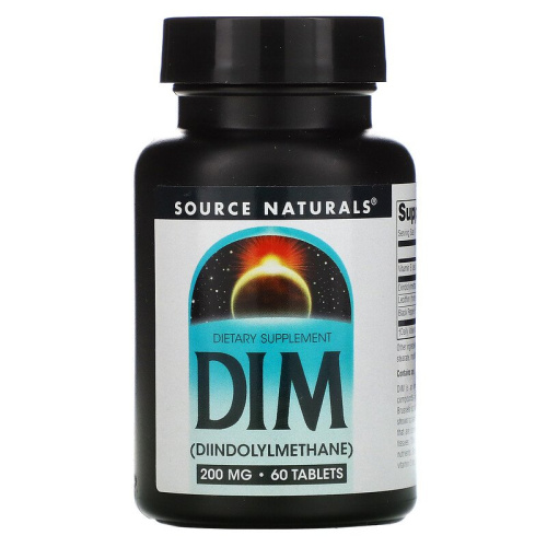 DIM (Дииндолинметан) 200 мг 60 таблеток (Source Naturals) DIM (Дииндолинметан) 200 мг 60 таблеток (Source Naturals)