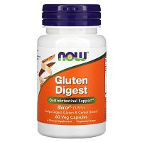 Gluten Digest (добавка для переваривания глютена) 60 капсул (Now Foods) 