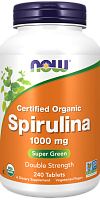 Spirulina 1000 mg (Спирулина 1000 мг) 240 табл (Now Food)