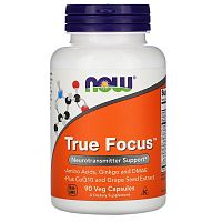 True Focus 90 капсул (NOW)