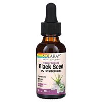 Black Seed Oil Cold Pressed (Масло черного тмина холодного отжима) 30 мл (Solaray)