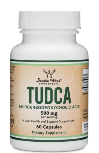 TUDCA 500 мг (Тудка для печени и желчного пузыря) 60 капсул (Double Wood Supplements)