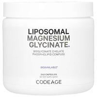 Liposomal Magnesium Glycinate 350 mg (Липосомальный глицинат магния 350 мг) 240 Capsules (Codeage)
