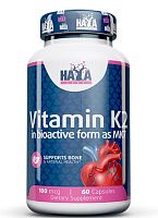 Vitamin K2 Mk7 100 мкг (Витамин К2 МК7) 60 капсул (Haya Labs)