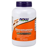 Glucomannan 575 mg - 180 капсул (Now Foods)