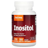 Inositol (инозитол) 750 мг 100 вег капсул (Jarrow Formulas)