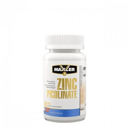 Zinc Picolinate 50 мг 60 таблеток (Maxler) Zinc Picolinate 50 мг 60 таблеток (Maxler)