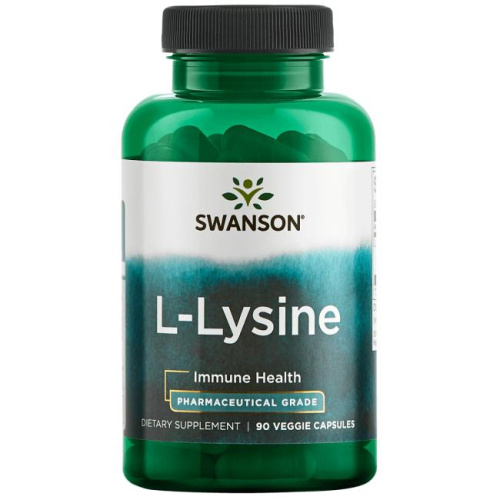 L-Lysine Pharmaceutical Grade (L-лизин фармацевтический сорт) 500 мг 90 капсул (Swanson) L-Lysine Pharmaceutical Grade (L-лизин фармацевтический сорт) 500 мг 90 капсул (Swanson)
