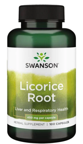 Licorice Root (Корень солодки) 450 мг 100 капсул (Swanson)
