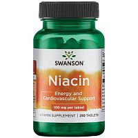 Niacin B3 100 mg (Ниацин Витамин Б-3) 250 таблеток (Swanson)