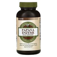 Papaya Enzymes (Жевательные Ферменты Папайи) 240 пастилок (GNC)