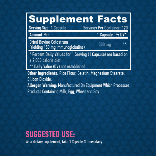 Colostrum (Молозиво) 120 капсул (Haya Labs) фото 2