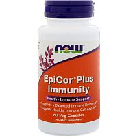 EpiCor Plus Immunity 60 вег капсул (Now Foods)