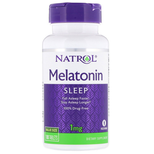 Мелатонин 1 мг 180 таблеток (Natrol) Мелатонин 1 мг 180 таблеток (Natrol)