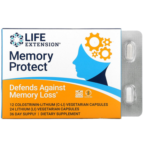 Memory Protect (Защита Памяти) 36 вег капсул (Life Extension)