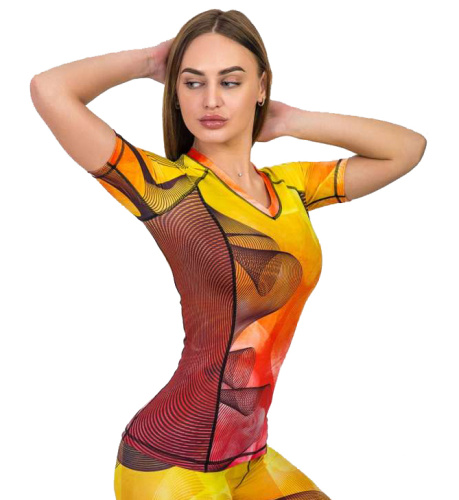 Рашгард Женский FireFox (Короткий Рукав) (ORSO)