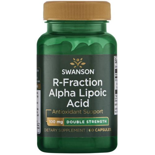 R-Fraction Alpha Lipoic Acid 100 mg (Альфа-липоевая кислота 100 мг) 60 капсул (Swanson)
