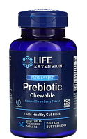 Prebiotic Chewable FLORASSIST (пребиотик) клубника 60 жев. таблеток (Life Extension)
