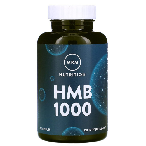 HMB 1000 мг (Гидроксиметилбутират Моногидрат) 60 капсул (MRM Nutrition)