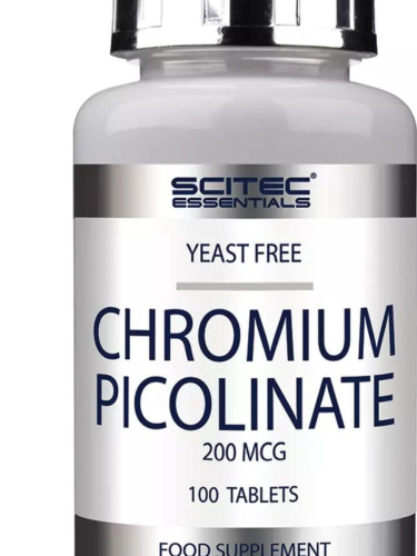 Chromium Picolinate 200 мкг (Пиколинат хрома) 100 табл (Scitec Nutrition) срок 01.23