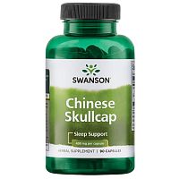 Chinese Skullcap Sleep Support 400 mg (Шлемник китайский) 90 капсул (Swanson)