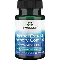 Herbal Extract Memory Complex 60 капсул (Swanson)