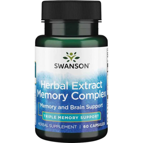 Herbal Extract Memory Complex 60 капсул (Swanson)