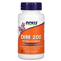 DIM 200 (Дииндолинметан) 90 вегетарианских капсул (Now Foods)
