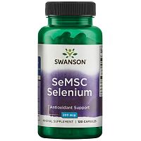 SeMSC Selenium 200 мкг (L-Se-methylselenocysteine) 120 капсул (Swanson)