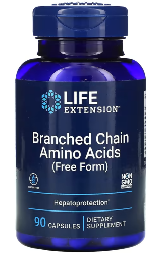 Branched Chain Amino Acids (BCAA) 90 капсул (Life Extension)