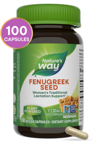 Fenugreek Seed 1130 mg (Семена Пажитник 1130 мг (665 мг в капс) 100 вег капсул (Nature's Way) фото 2 Fenugreek Seed 1130 mg (Семена Пажитник 1130 мг (665 мг в капс) 100 вег капсул (Nature's Way) фото 2