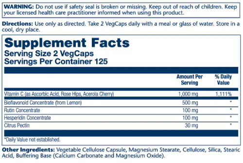 Super Bio Vitamin C 1000 mg TR (Витамин С 1000 мг медленного высвобождения) 250 вег капс (Solaray) фото 4