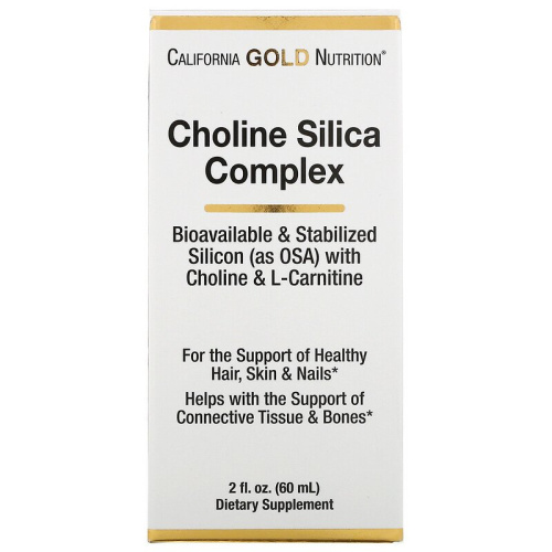 Choline Silica Complex (Холиновый и Кремниевый комплекс) 59 мл (California Gold Nutrition)