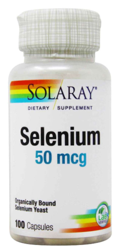 Selenium 50 mcg (Селен 50 мкг) 100 капсул (Solaray) фото 5
