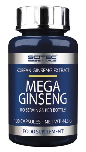 Mega Ginseng (Экстракт Корейского Женьшеня) 100 капсул (Scitec Nutrition) Срок 01.22
