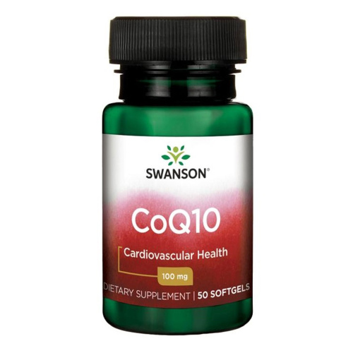 CoQ10 100 mg (Коэнзим Q10 100 мг) 50 мягких капсул (Swanson)