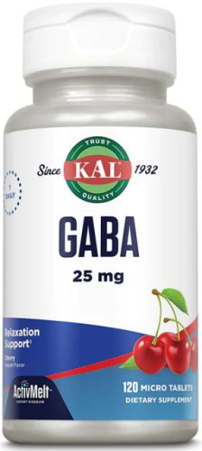 GABA 25 mg ActivMelt (ГАМК 25 мг) 120 микро таблеток (KAL)